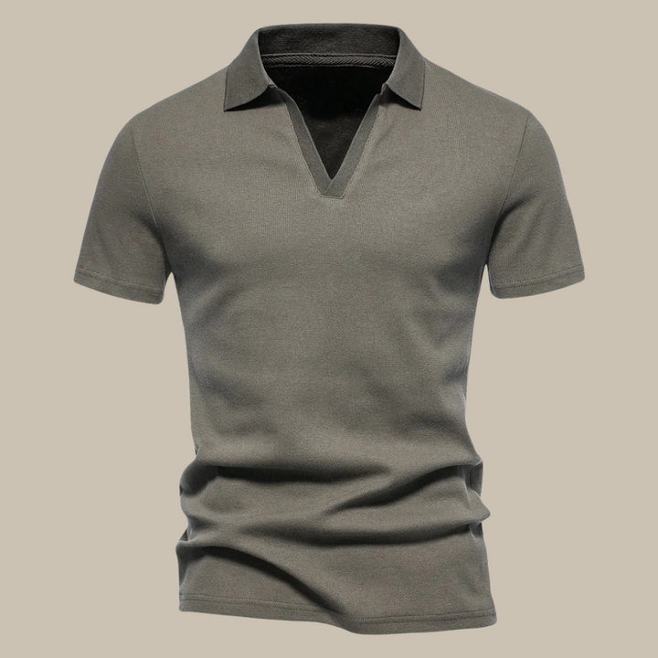 Polo Uomo in Lana Merino Manica Corta Primavera - Vesarelli