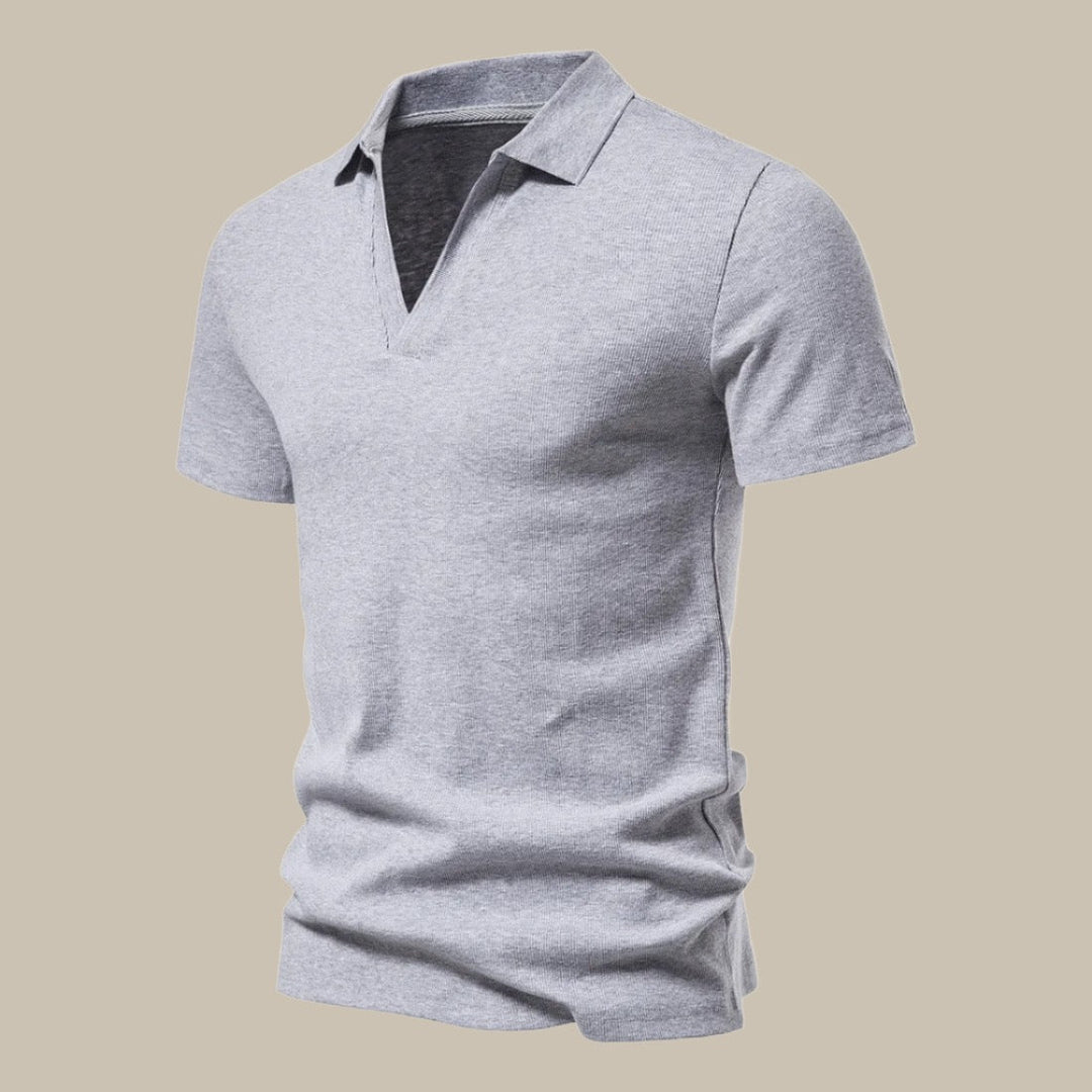 Polo Uomo in Lana Merino Manica Corta Primavera
