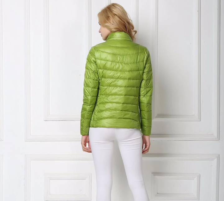 Piumino Donna Leggero Impermeabile Vestibilità Primaverile