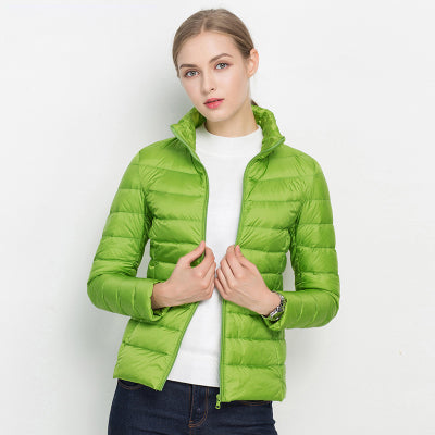 Piumino Donna Leggero Impermeabile Vestibilità Primaverile