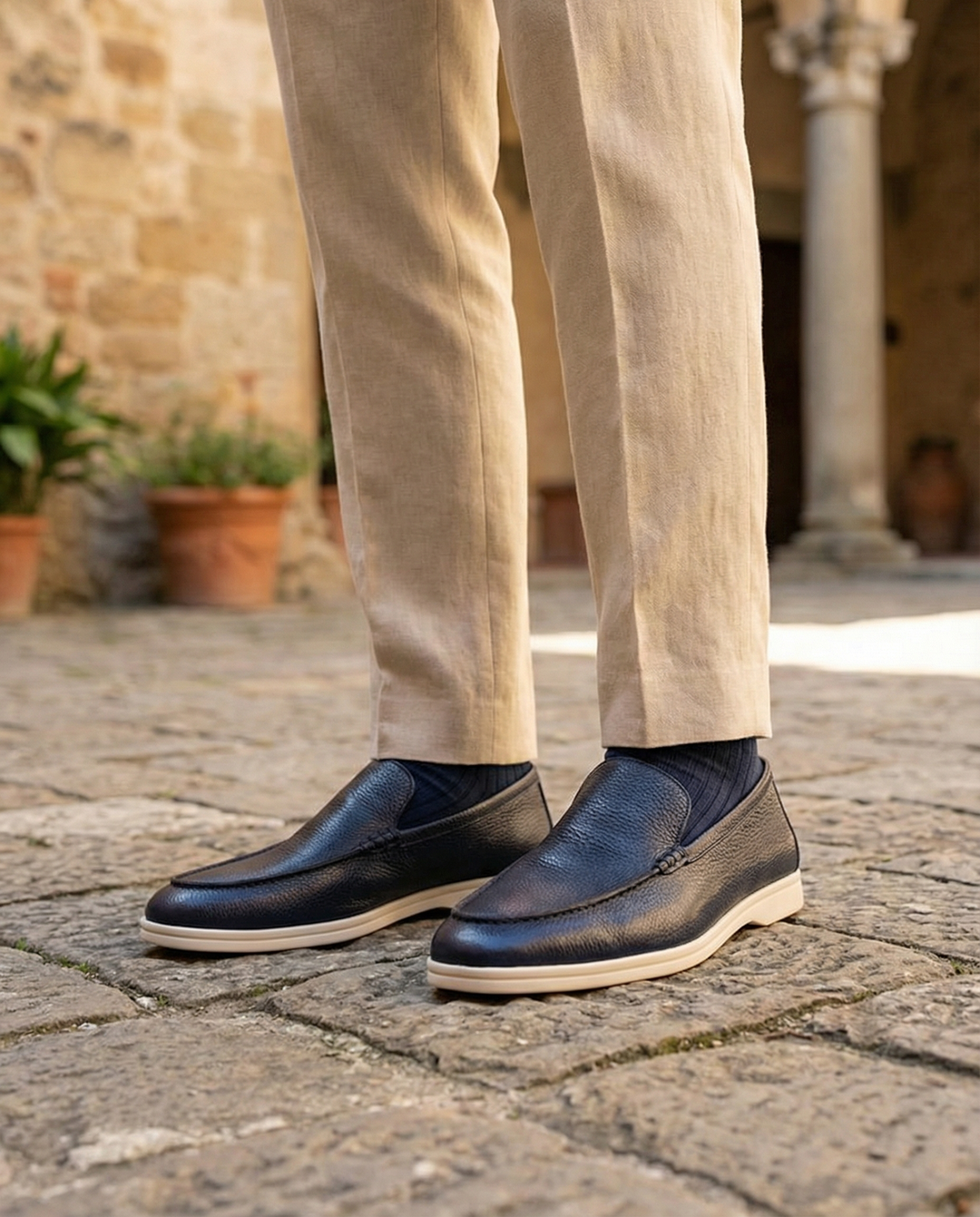 Mocassini Uomo in Pelle di Vacca Comfort Quotidiano