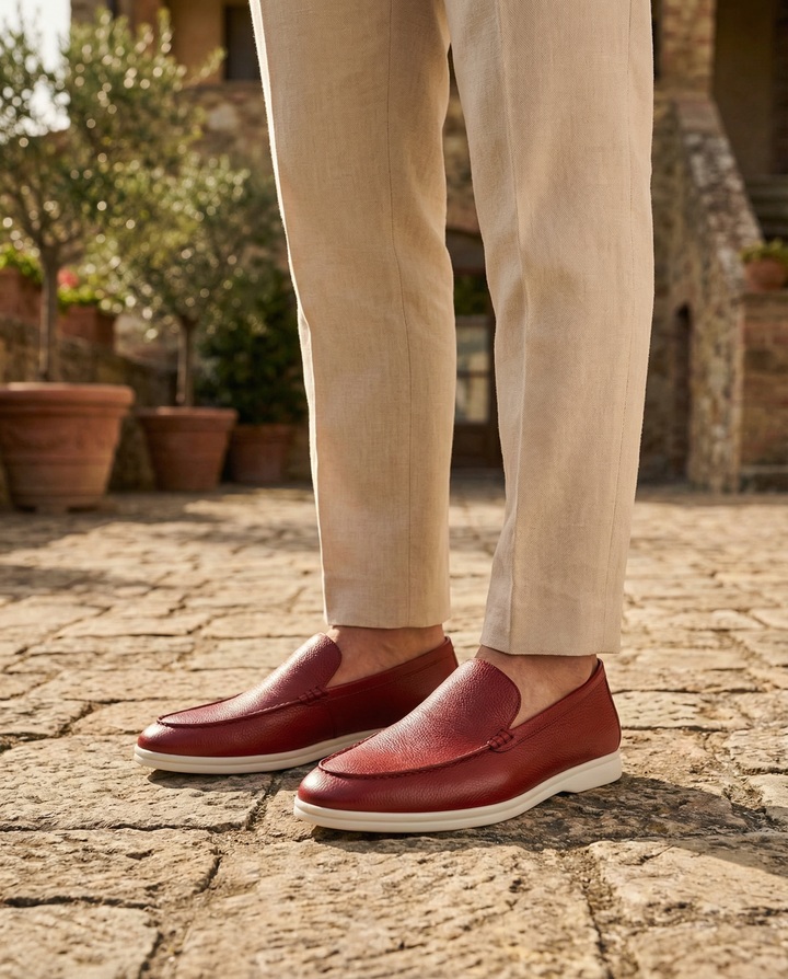 Mocassini Uomo in Pelle di Vacca Comfort Quotidiano