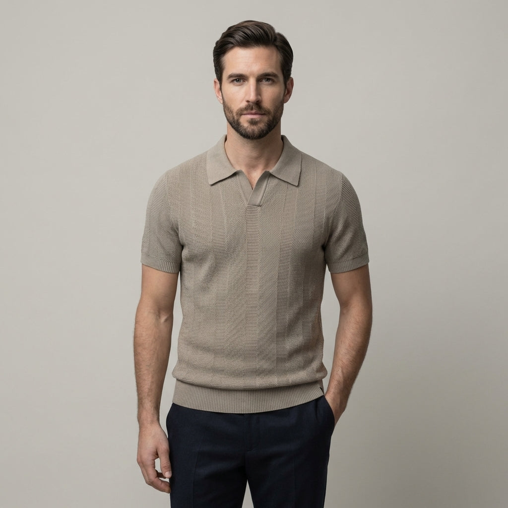 Polo Uomo Cotone Classica Vestibilità Regolare - Vesarelli