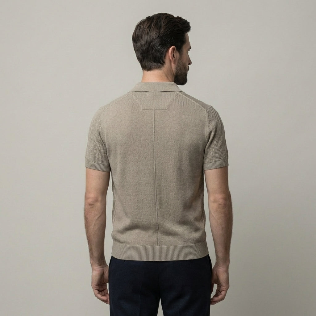Polo Uomo Cotone Classica Vestibilità Regolare