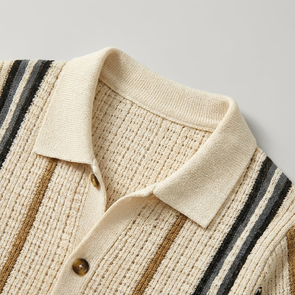 Polo Uomo Cotone Vestibilità Sartoriale Slim