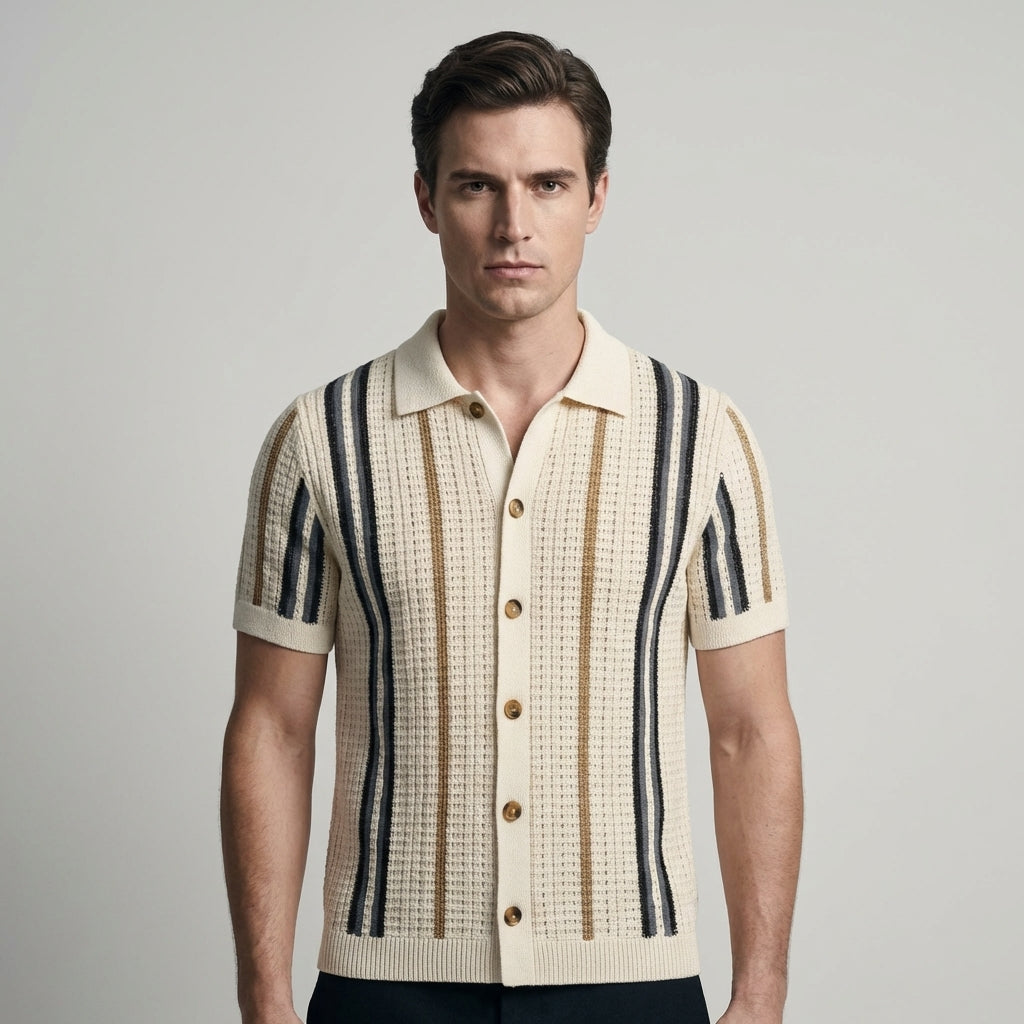 Polo Uomo Cotone Vestibilità Sartoriale Slim - Vesarelli