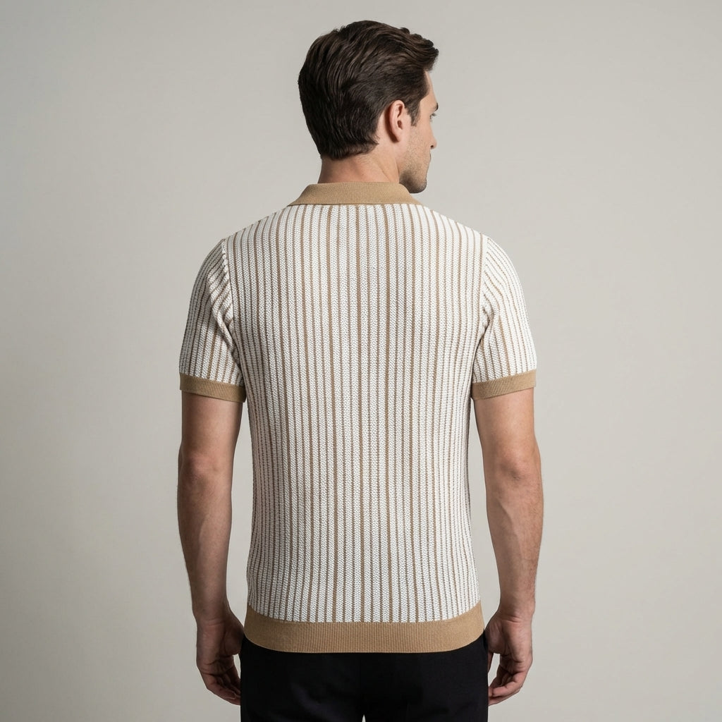 Polo Uomo Cotone Stile Classico Vestibilità Comoda