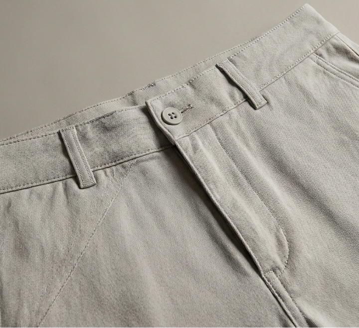 Pantaloncini Uomo in Lino Estivi Vestibilità Rilassata