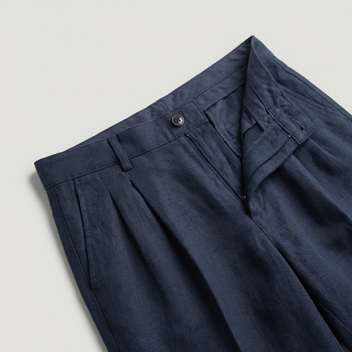 Pantaloncini Uomo Classici Orlo Risvoltato Regular Fit