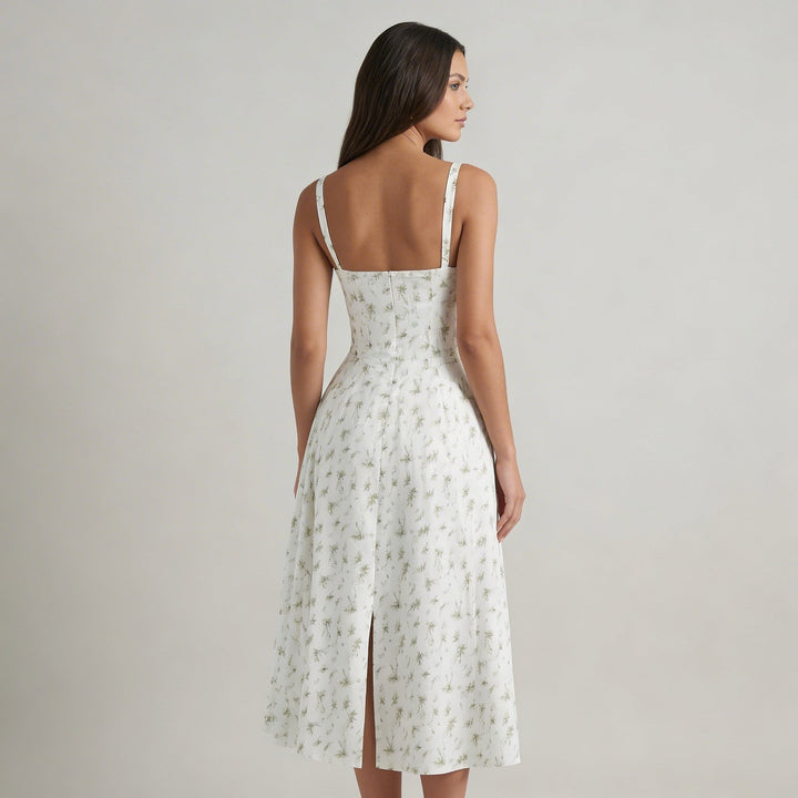 Abito Midi Donna Estivo Svasato Leggero