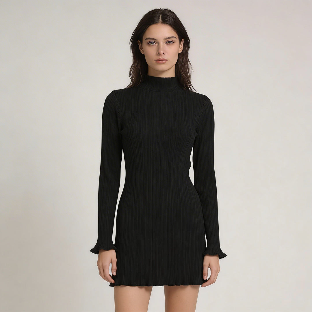 Abito Mini Donna Maniche Lunghe - Vesarelli
