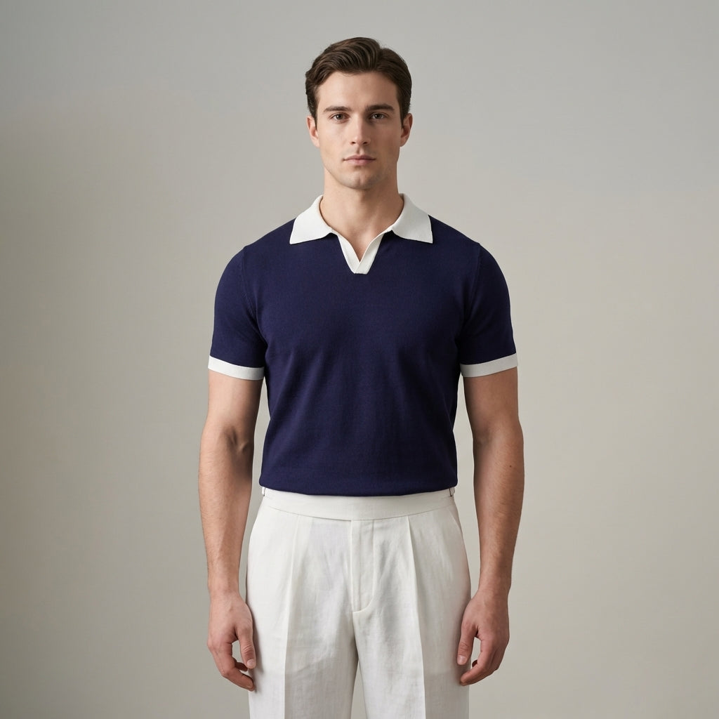 Polo Uomo in Maglia Manica Corta Classica - Vesarelli