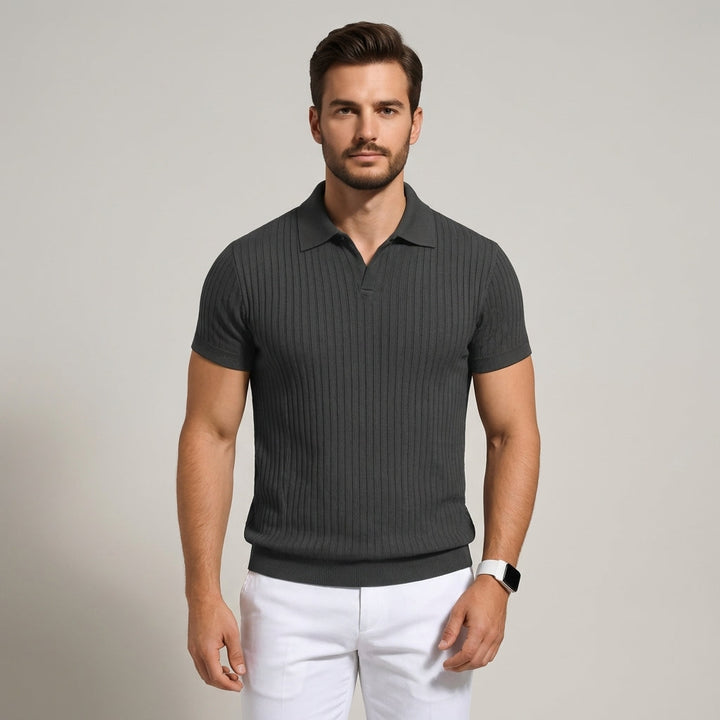 Polo Uomo Cotone Taglio Aderente - Vesarelli