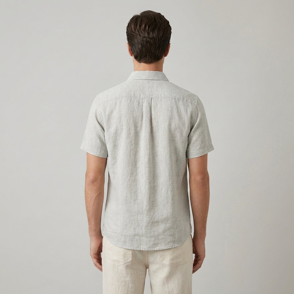Set Estivo Uomo in Lino Vestibilità Classica