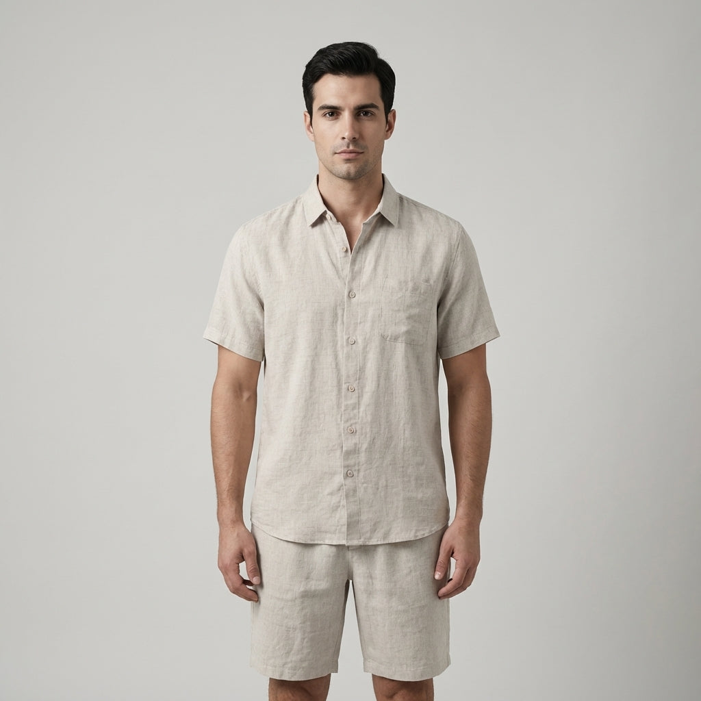 Pantaloncini Uomo in Lino Estivi Classici - Vesarelli