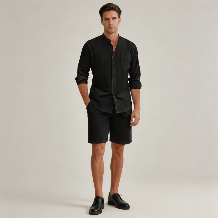 Set Estivo Uomo Manica Lunga Leggera Vestibilità Comoda - Vesarelli