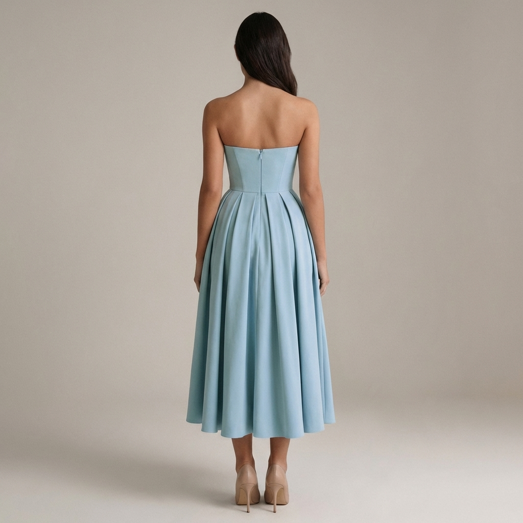 Abito Lungo Donna Stile Elegante Scivolato