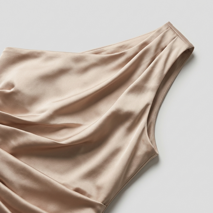 Abito Lungo Donna Semplice Linea Fluida