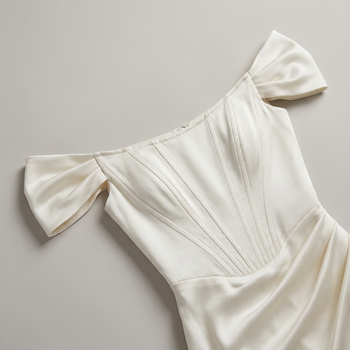 Abito Midi Donna Stile Elegante Vestibilità Raffinata