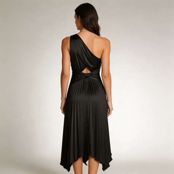Abito Midi Donna Moderno Semplice Raffinato