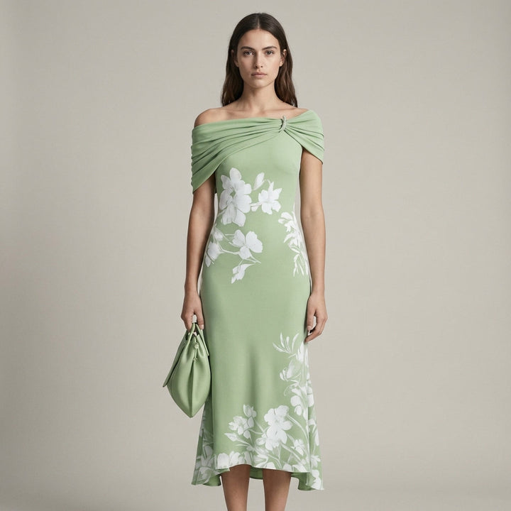Abito Midi Donna Versatile Semplice Elegante - Vesarelli