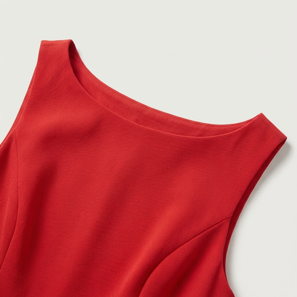 Abito Mini Donna Scollo Barca Elegante