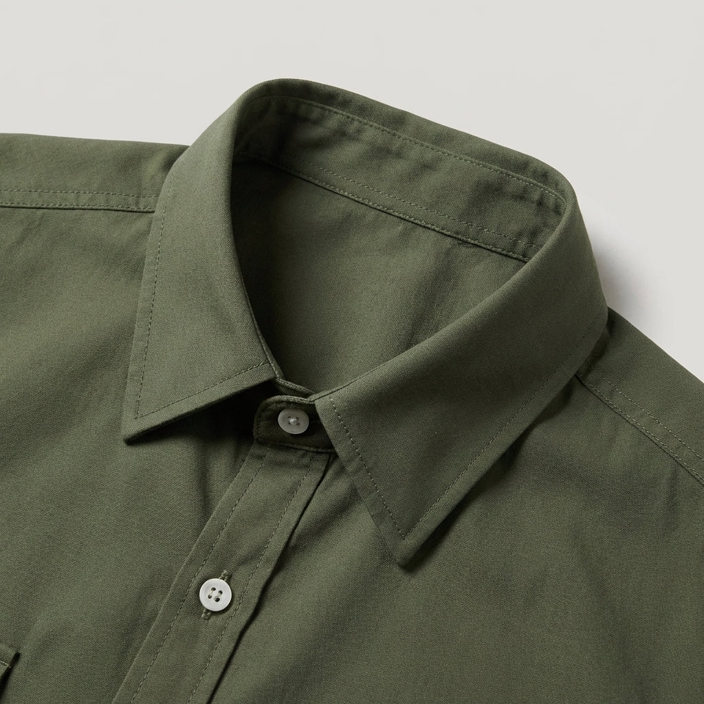 Camicia Uomo Vintage Manica Lunga Classica