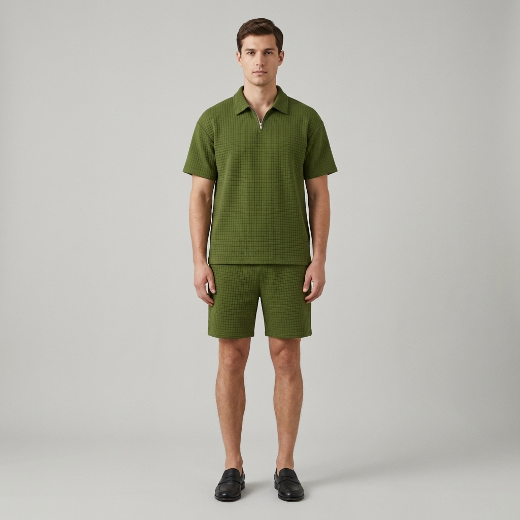 Set Estivo Uomo Polo e Shorts Classici - Vesarelli