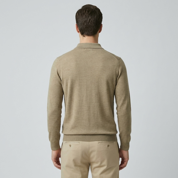 Polo Uomo Cotone Bottoni Classica Raffinata