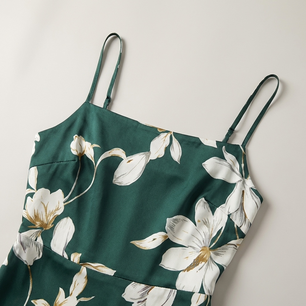 Abito Maxi Donna Floreale Spacco Vita Alta