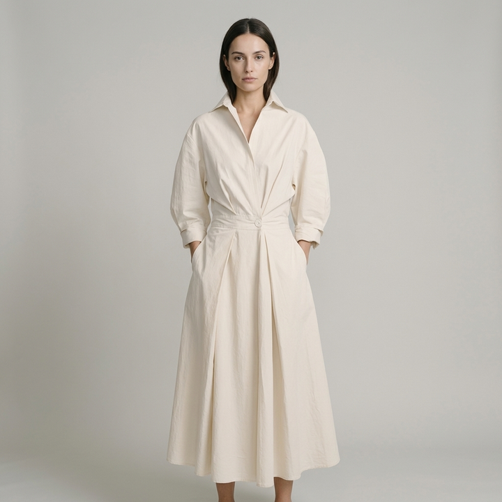 Abito Maxi Donna Lungo Fluente Elegante - Vesarelli