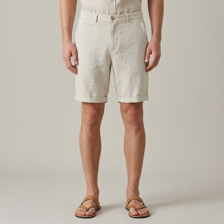 Shorts Uomo Estivo Tessuto Leggero Slim Fit Tasche Laterali - Vesarelli