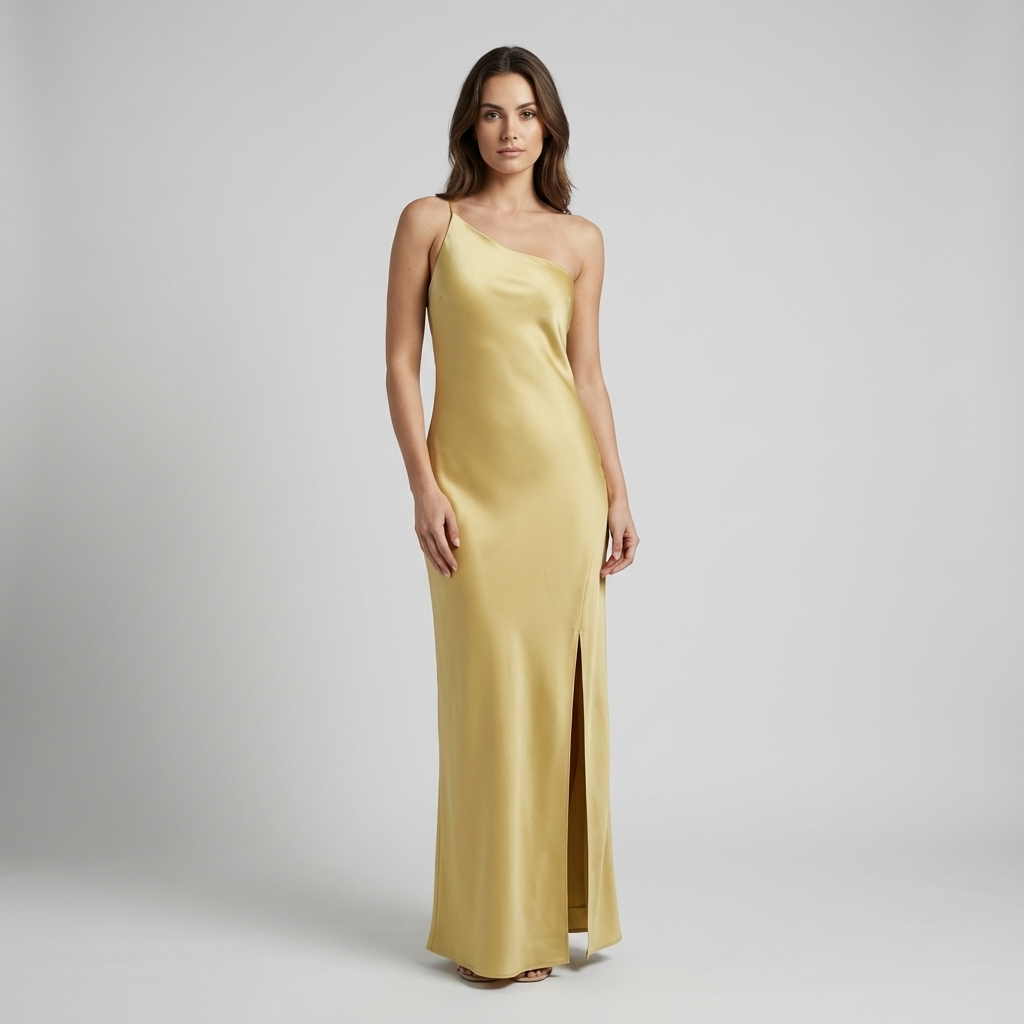 Abito Lungo Donna Schiena Scoperta Spacco Elegante - Vesarelli