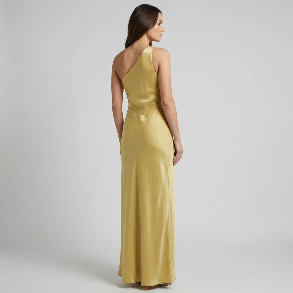 Abito Lungo Donna Schiena Scoperta Spacco Elegante