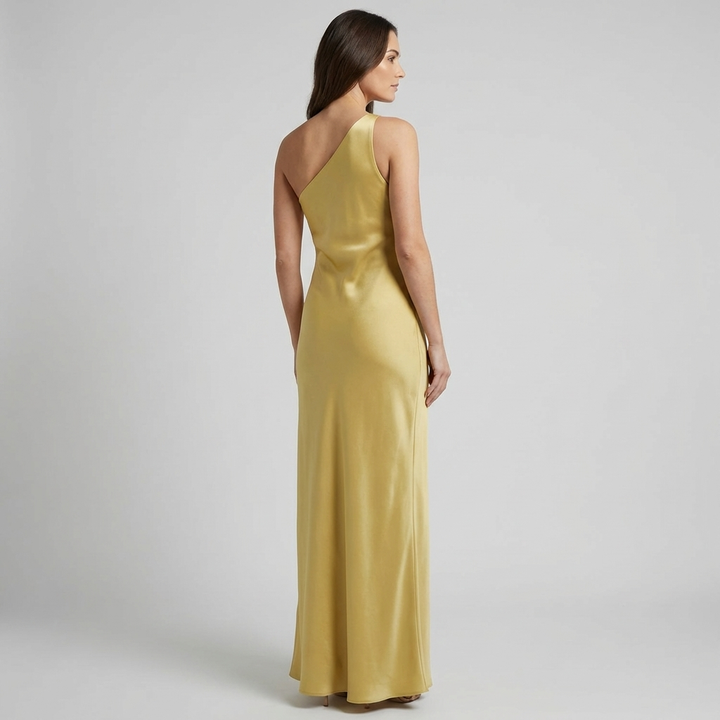 Abito Lungo Donna Schiena Scoperta Spacco Elegante