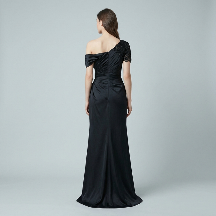 Abito Cerimonia Donna Asimmetrico Elegante