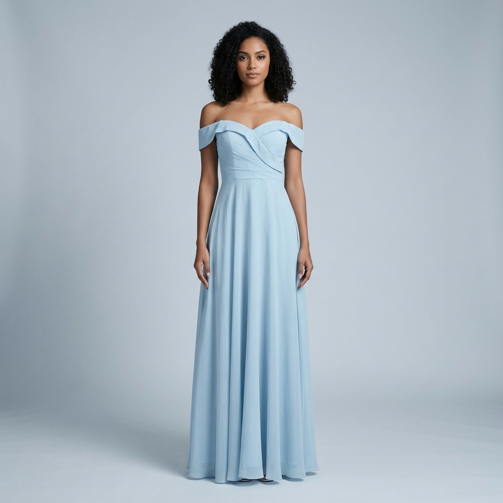 Abito Cerimonia Donna Spalle Scoperte Elegante - Vesarelli