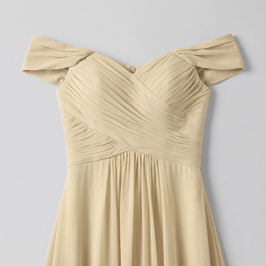 Abito Maxi Donna Spalle Scoperte Stile Sofisticato