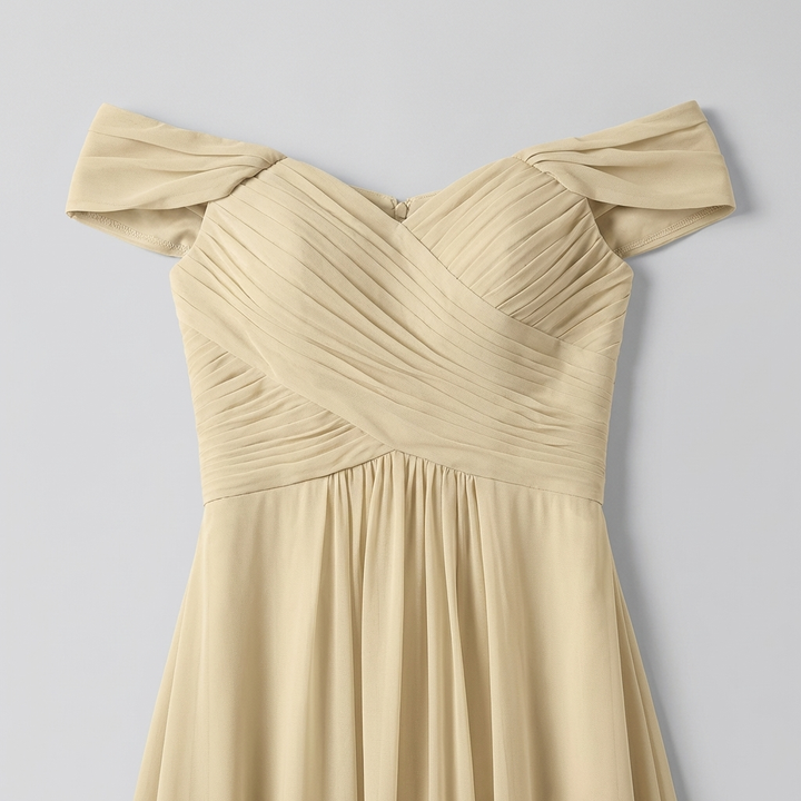 Abito Maxi Donna Spalle Scoperte Stile Sofisticato