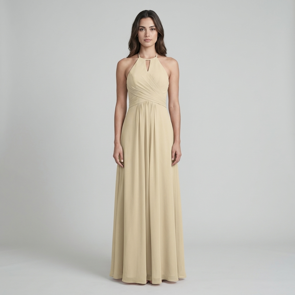 Abito Maxi Donna Stile Americana Elegante - Vesarelli