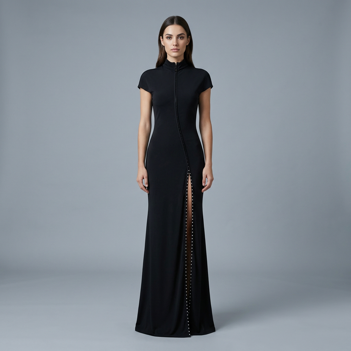 Abito Cerimonia Donna Spacco Elegante - Vesarelli