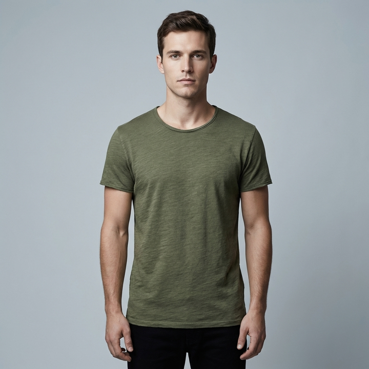 T-shirt Uomo Cotone Estiva Vestibilità Regular - Vesarelli