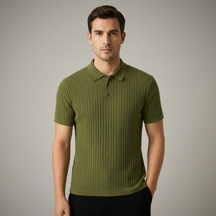 Polo Uomo in Costine Vestibilità Classica - Vesarelli