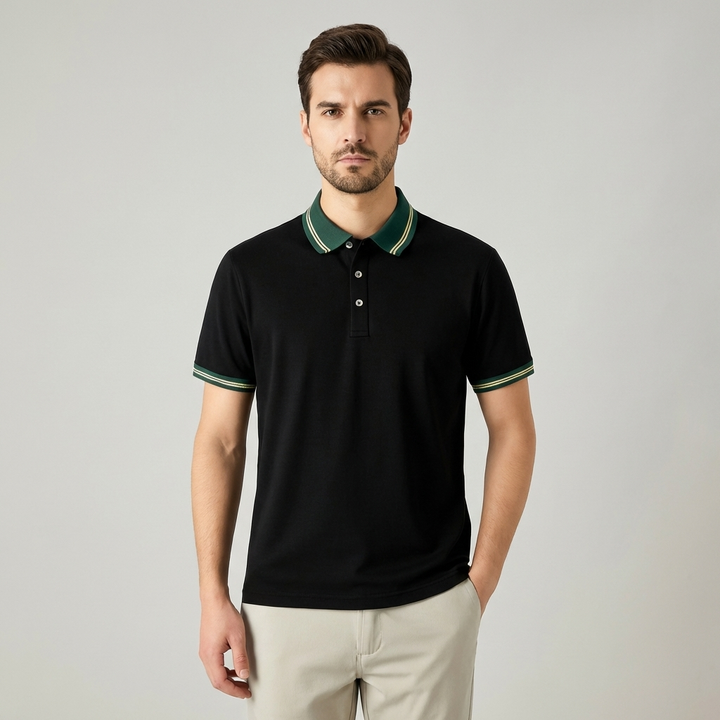 Polo Uomo Tessuto Pregevole Vestibilità Classica - Vesarelli