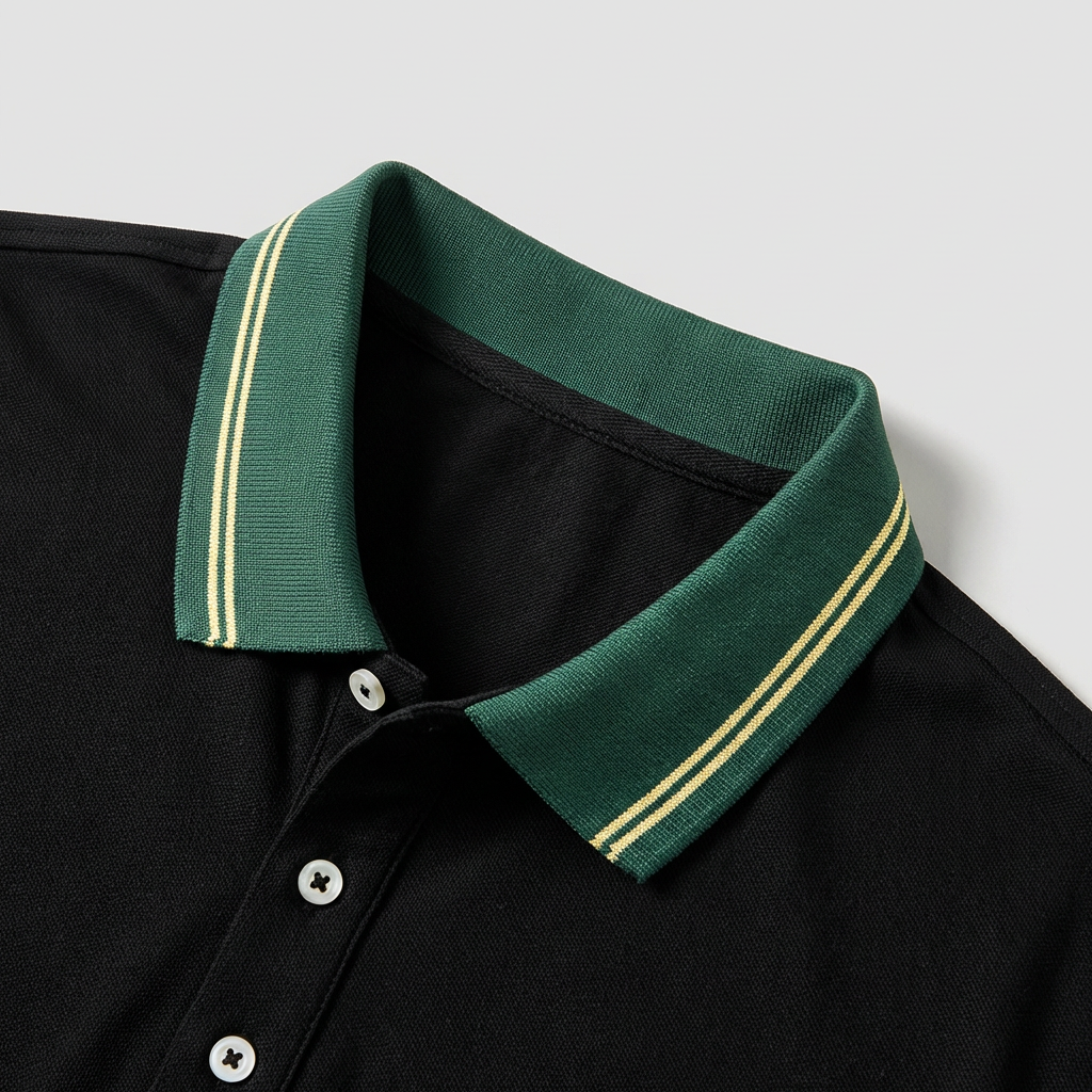 Polo Uomo Tessuto Pregevole Vestibilità Classica