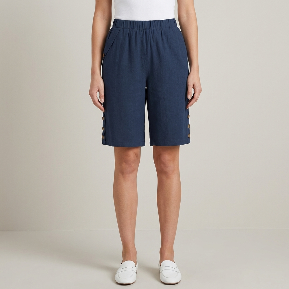 Bermuda Donna Casual Tessuto Leggero Vestibilità Comoda - Vesarelli