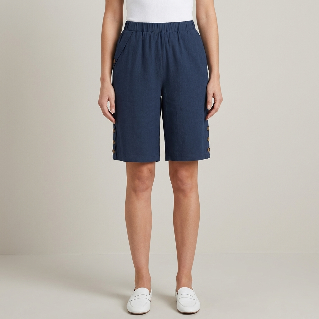 Bermuda Donna Casual Tessuto Leggero Vestibilità Comoda - Vesarelli