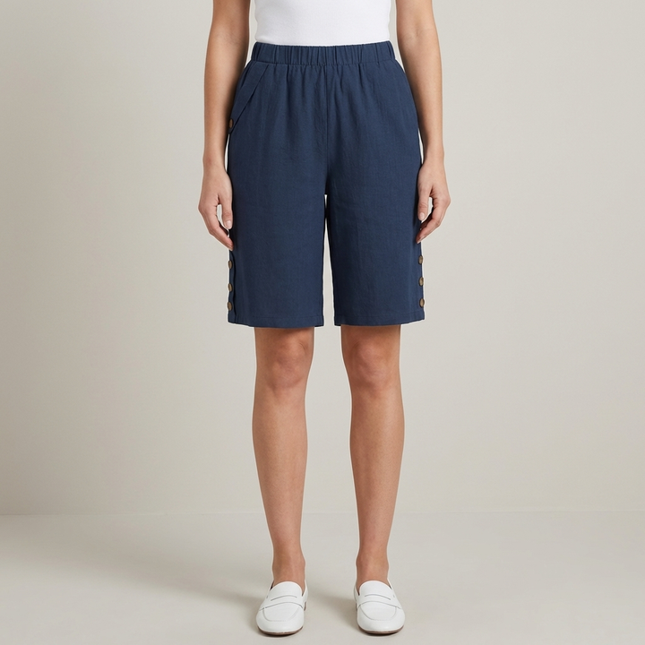 Bermuda Donna Casual Tessuto Leggero Vestibilità Comoda - Vesarelli