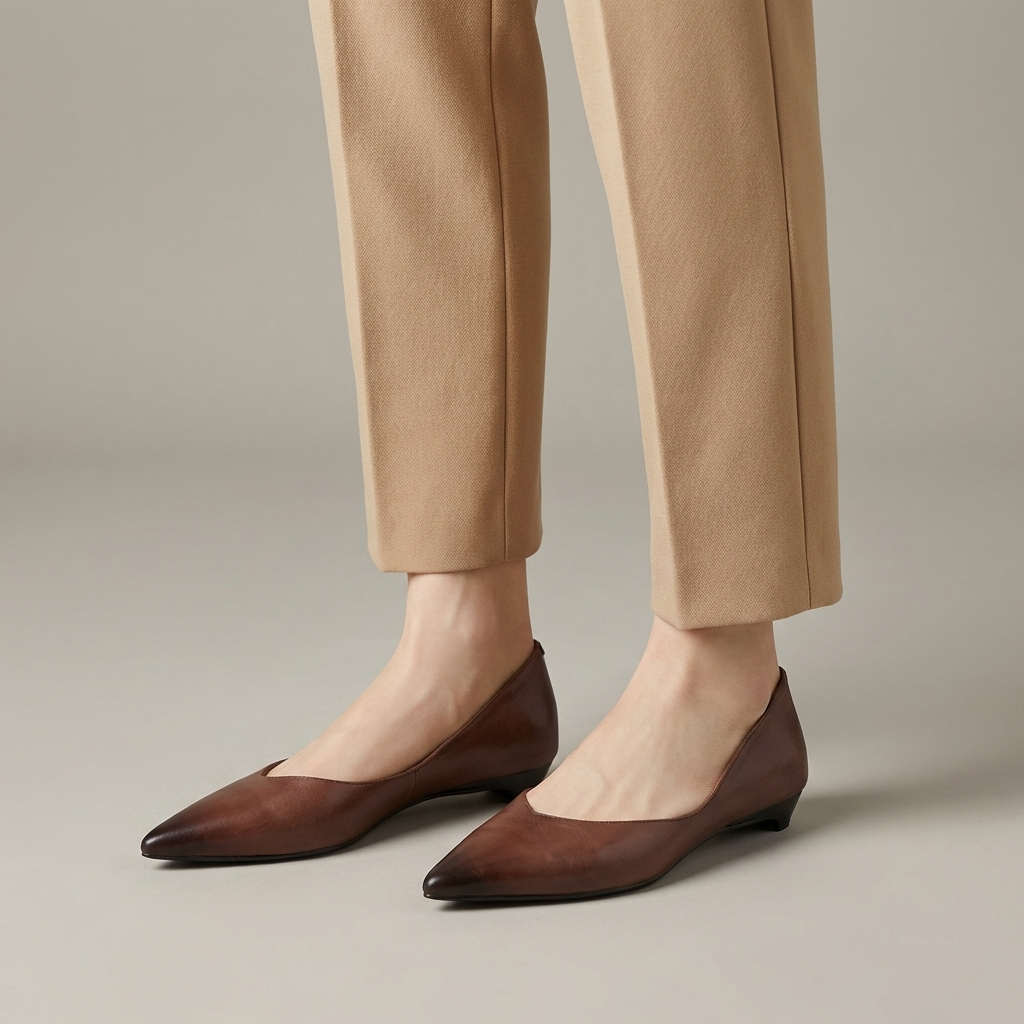 Flats Donna Punta Raffinata Elegante - Vesarelli