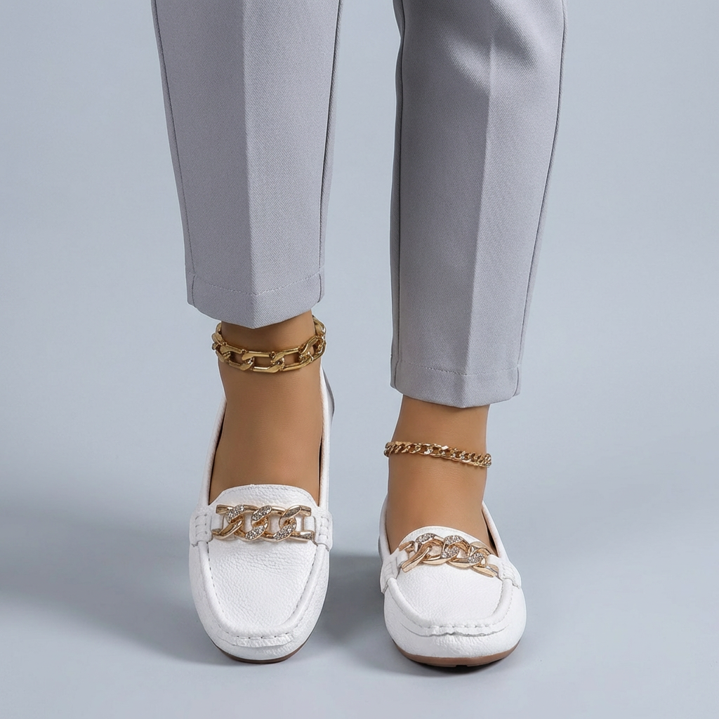 Ballerine Donna Comfort con Catena Stile Moderno - Vesarelli